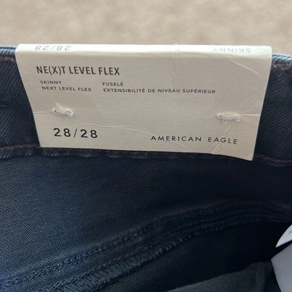 American Eagle Next Level Flex gray jeans  28/28 Skinny - Picture 5 of 7